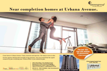 Pay just 10% now and nothing till possession at Ozone Urbana in Bangalore